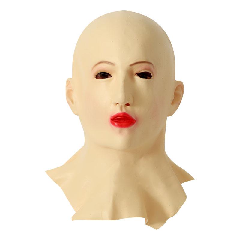 Hot Sale Realistic Latest Halloween Full Head Bareheaded Old Man Latex Headgear Cosplay Head Silicone Party Masks