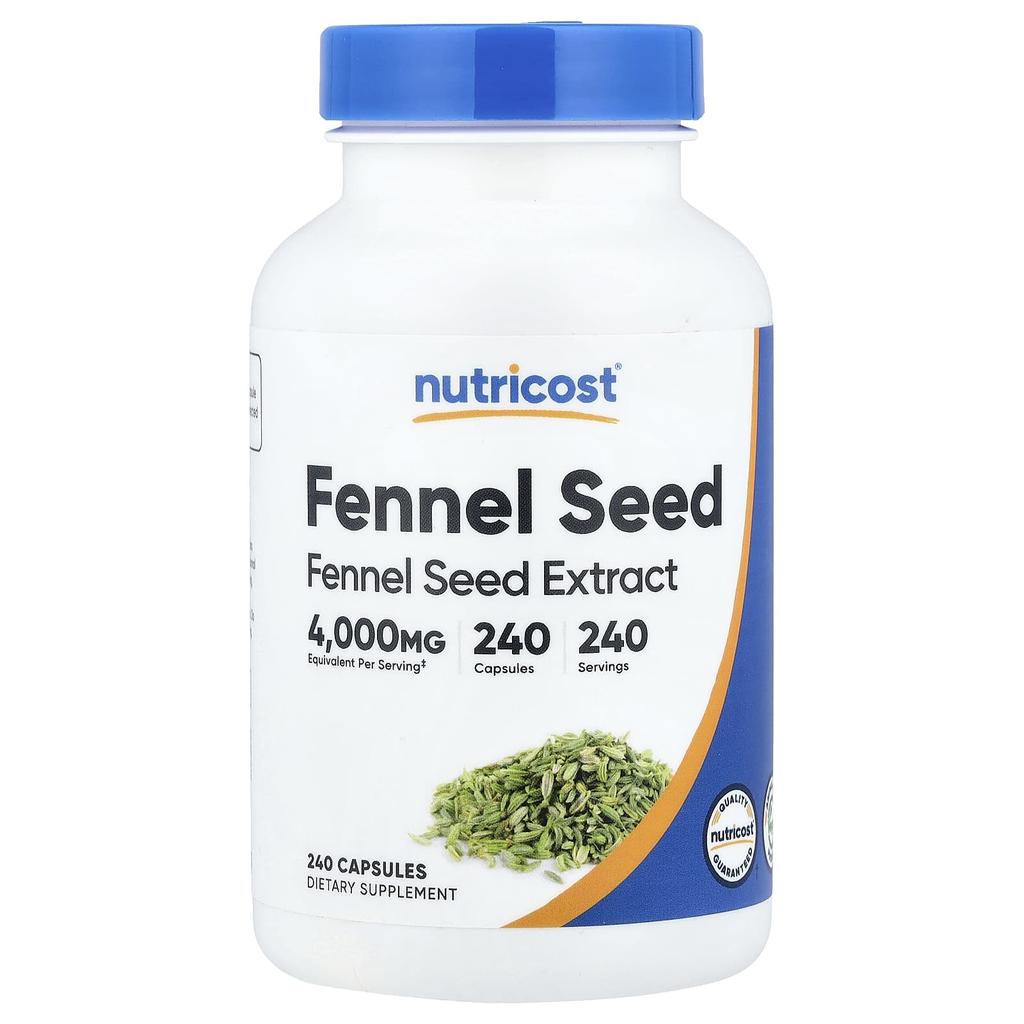 Nutricost Fennel Seed, 240 Capsules (200mg Per Capsule)