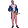 Smiffys Mens Uncle Sam Horror Patriot Costume Set