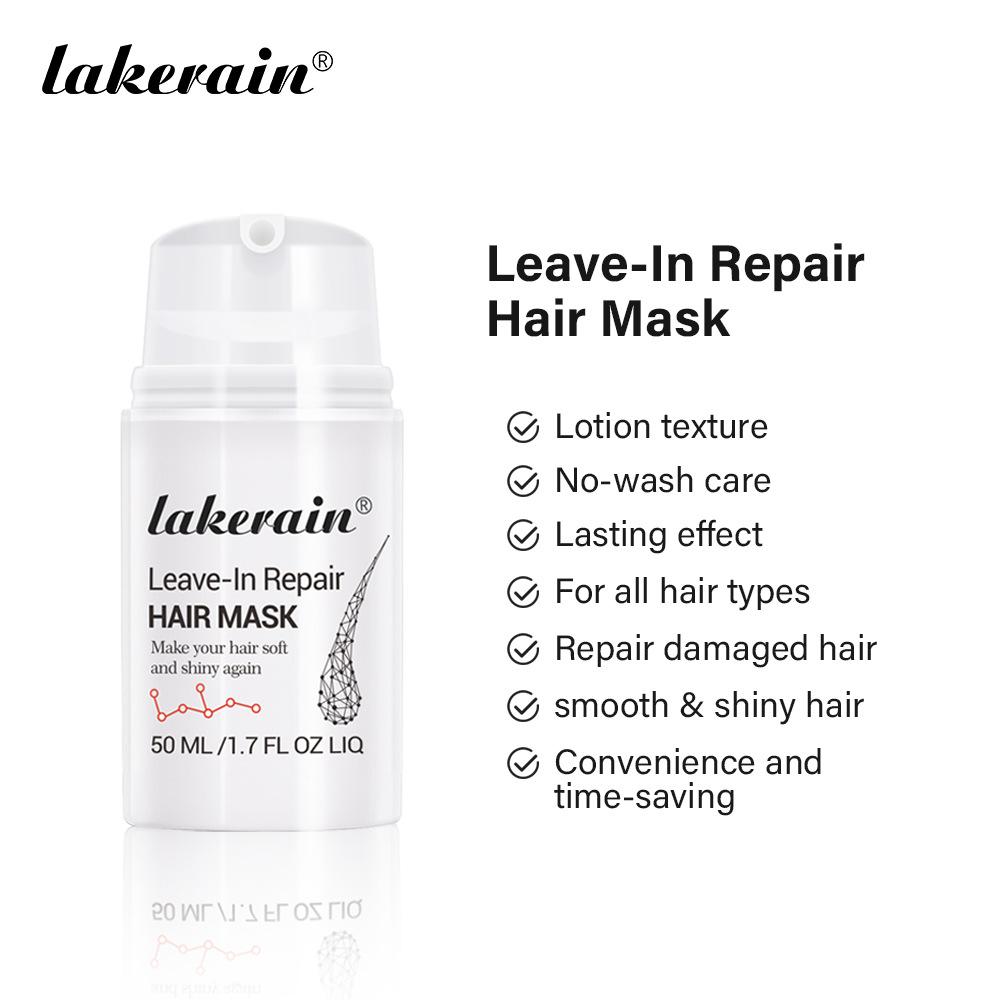 50ml No Wash Hair Mask Nourishing and Moisturizing Hair Care, Soft and Smooth Hair Quality, No Harm To Hair