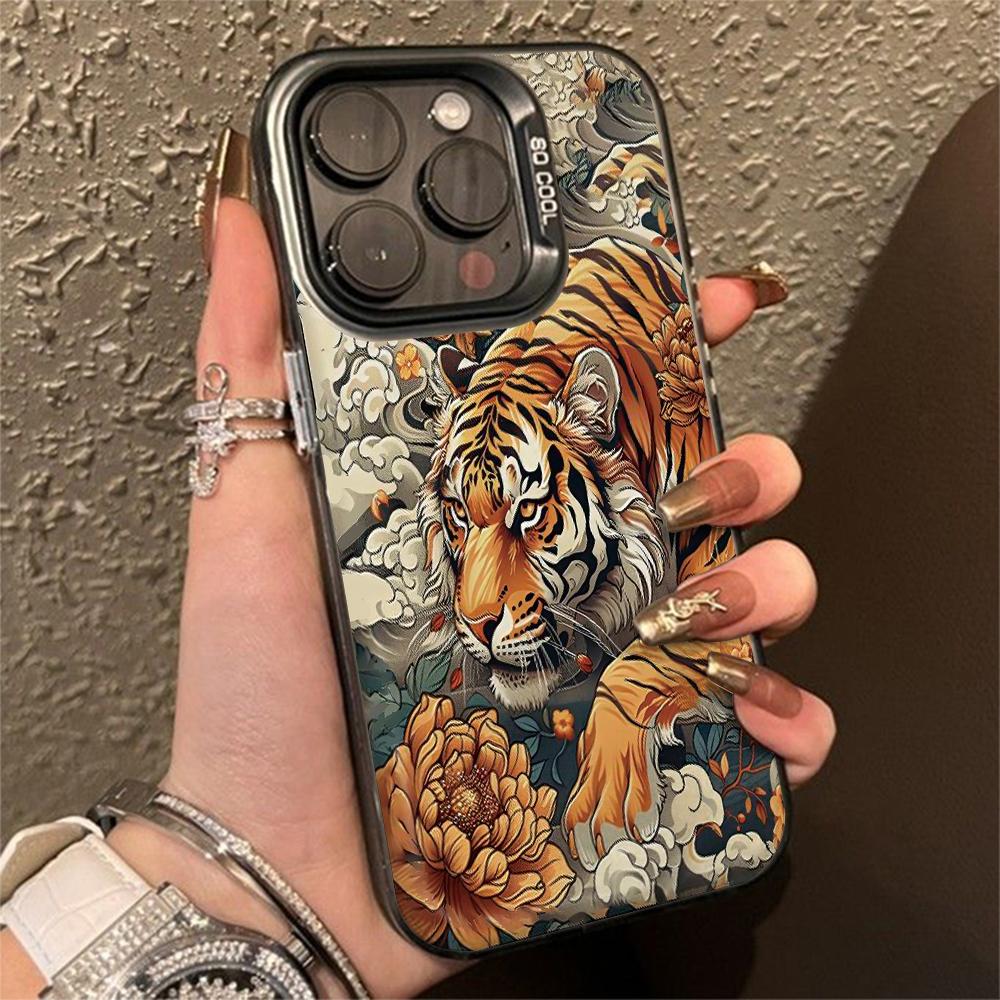Superior Tiger Pattern Printing Phone Case For iPhone 15 Cases iPhone 11 12 13 14 15 16 Pro Max XS X XR Plus Shockproof Cover