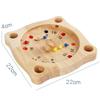 Roulette Schach Kinder Mathe Lernspielzeug Interaktives Gelegenheits-Partyspiel Kreatives Kompass-Schach Holzpuzzle Strategie-Spielzeug