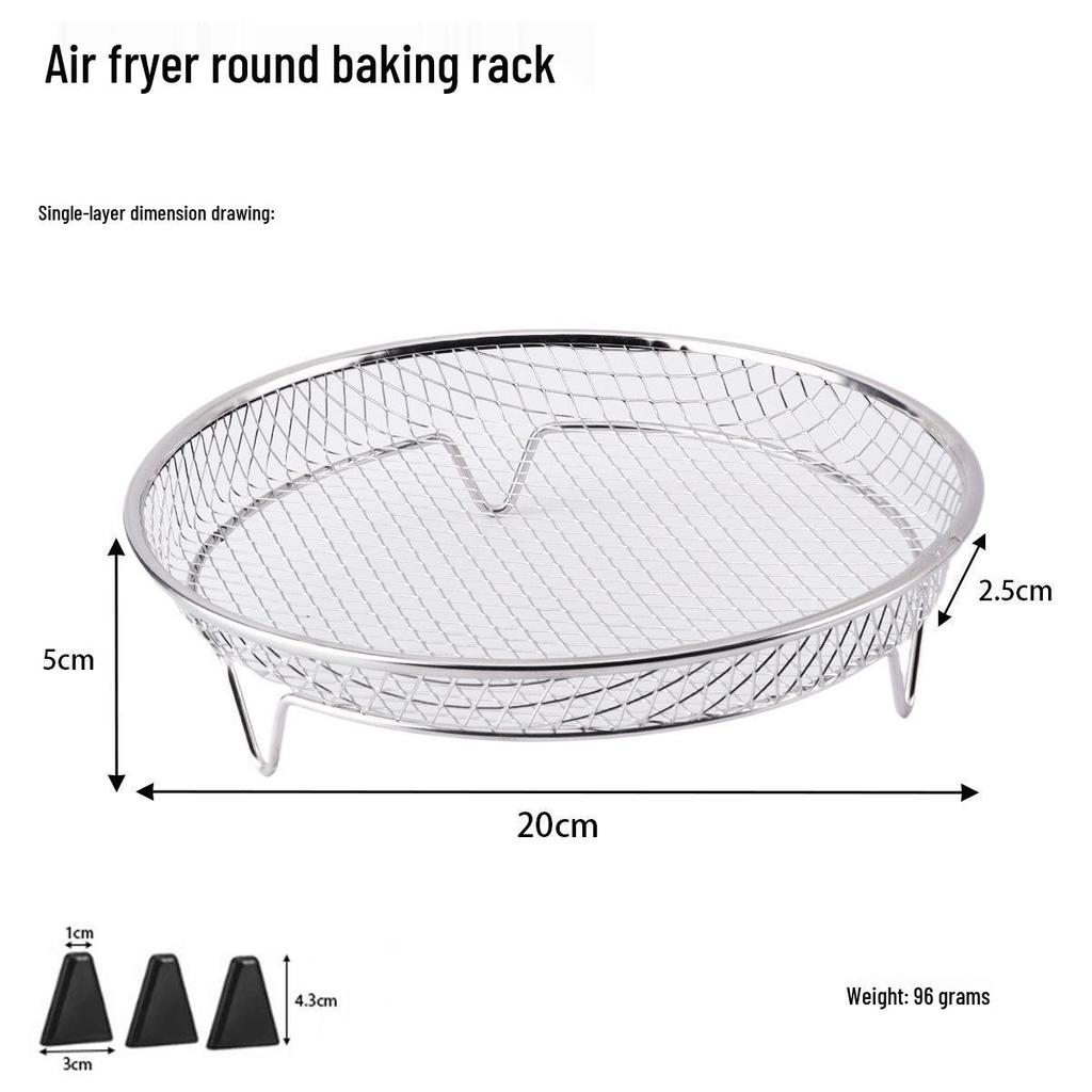 304 Stainless Steel Air Fryer & Grill Rack