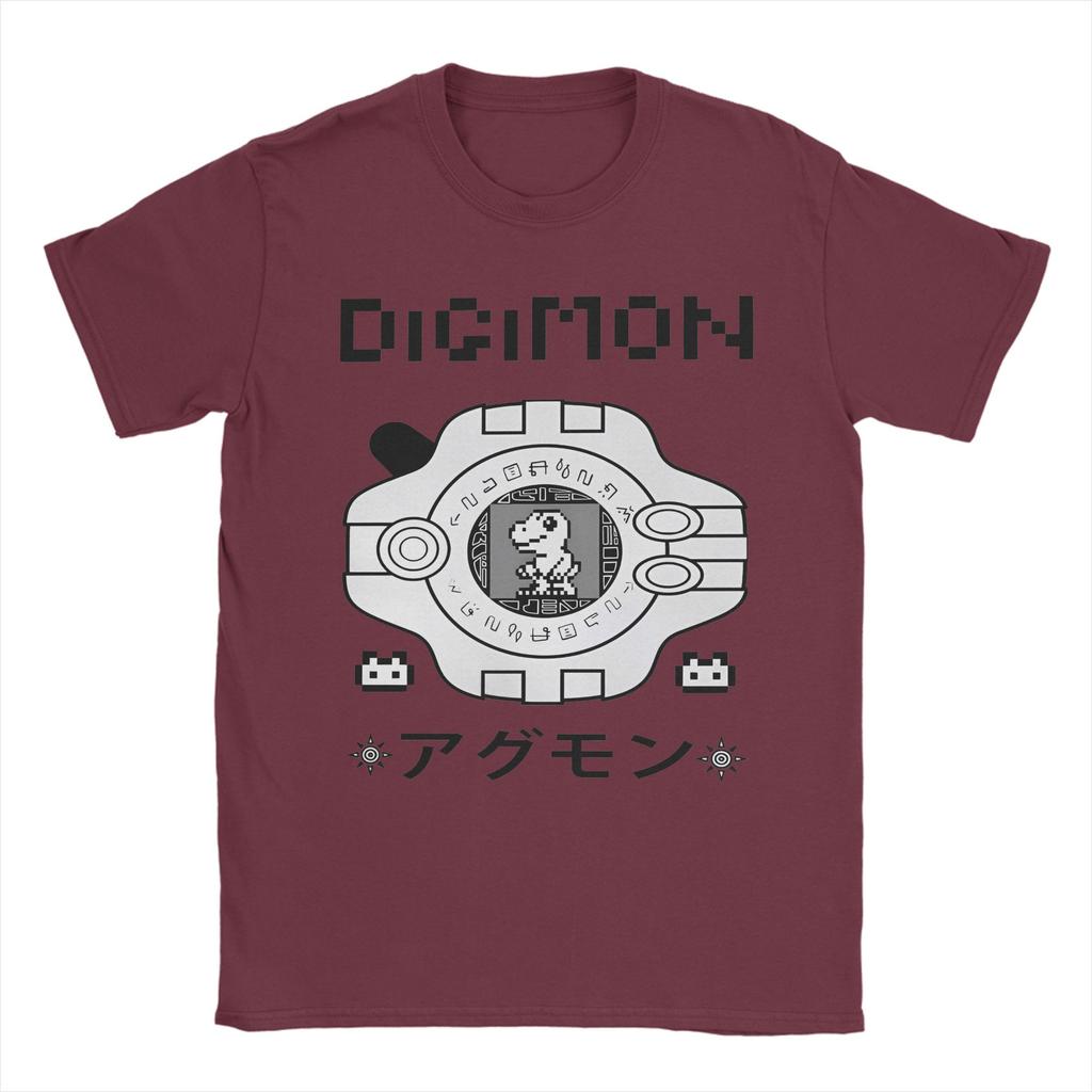 Digimon Agumon Summer Top Aesthetic T Shirt 100% Cotton Tops Vintage Short Sleeve Crewneck Tee Shirt Gift Idea T-Shirts
