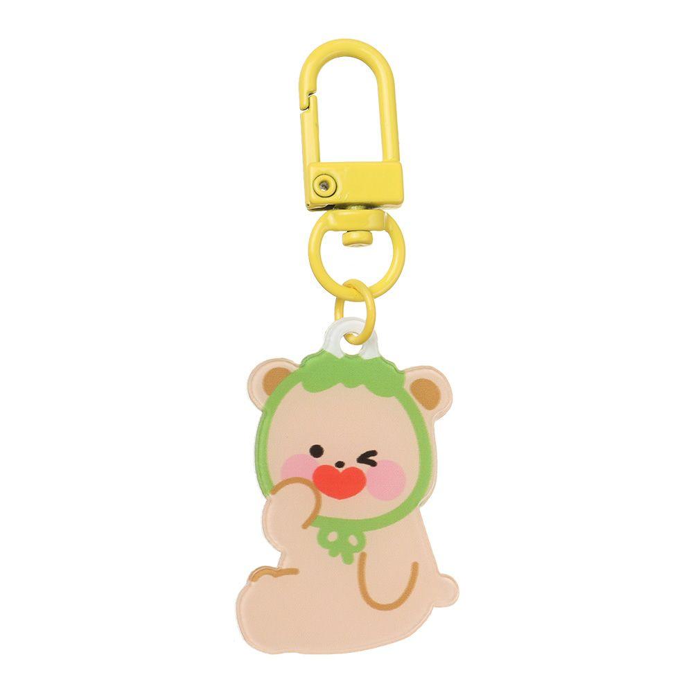 Fashion Jewelry Acrylic Phone Chain Bag Pendant Rabbit Cat Bear Keyring Keychains