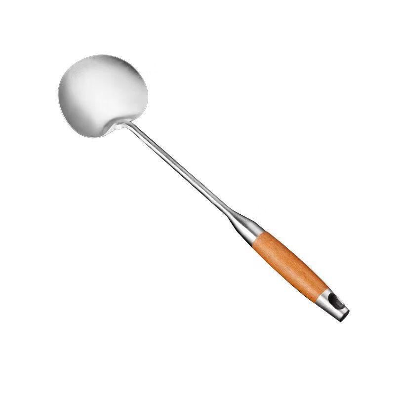 Hansheng Rosewood Handle Stainless Steel Wok Spatula
