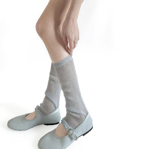 Spring and Summer Thin Socks Women's Ballet Style Calf Pile Pile Foot Socks Japanese Ins All-match Leggings