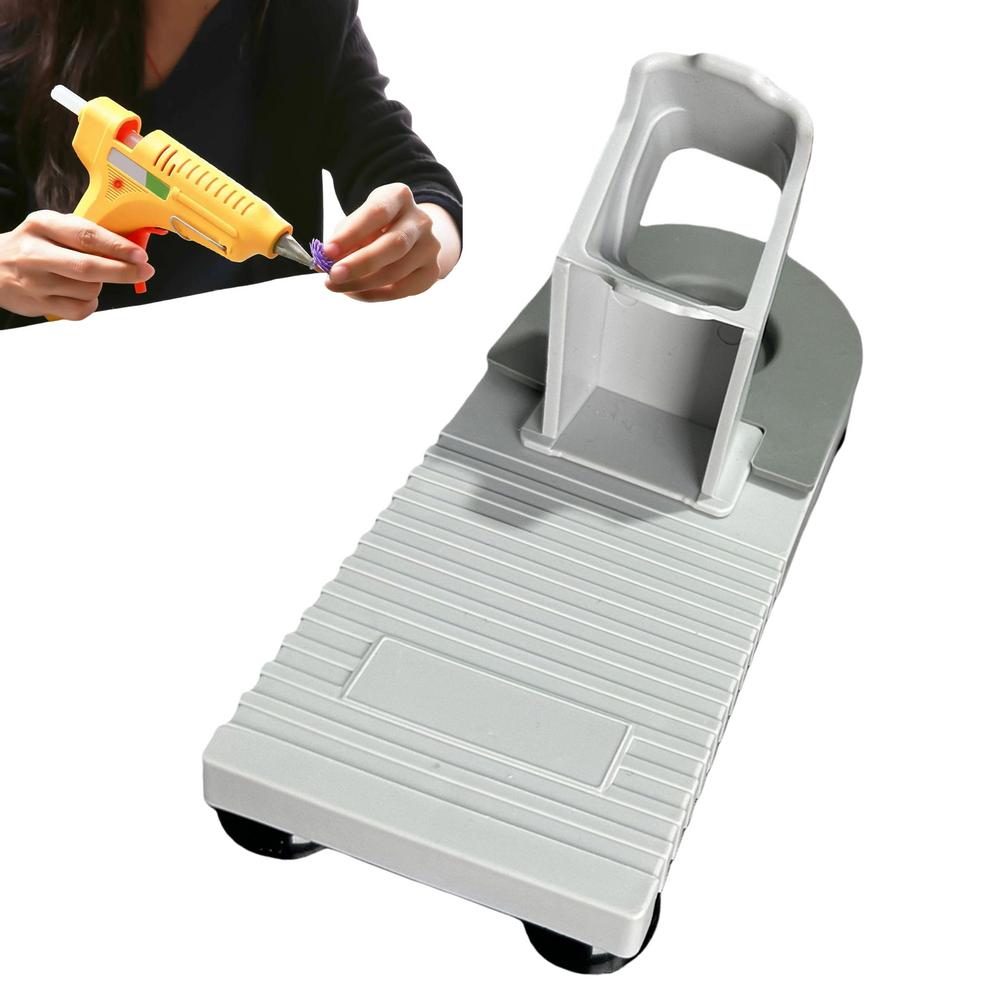 Glue Dispenser Holder Anti-Drip Universal Heat Resistant Support Stand Melting Glue Dispenser Base for Arts Crafts Home School