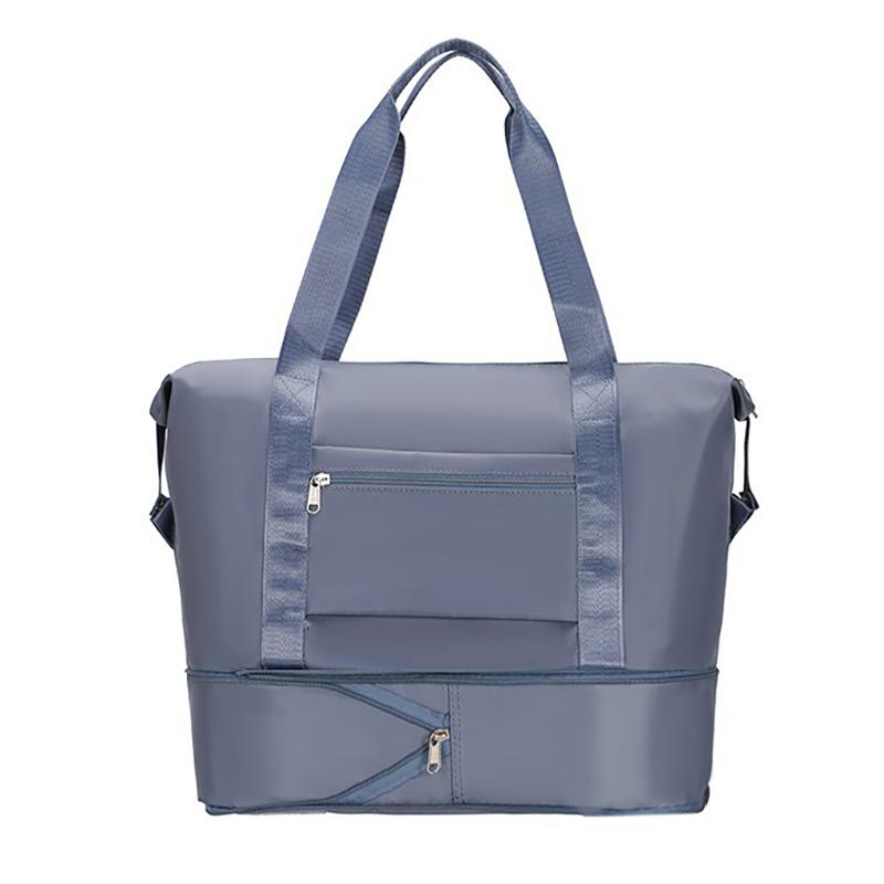 Large-Capacity Dual-Expansion Handheld Sports Gym Bag Student Duffel with Wet/Dry Separation Lightweight Travel Organize Bag