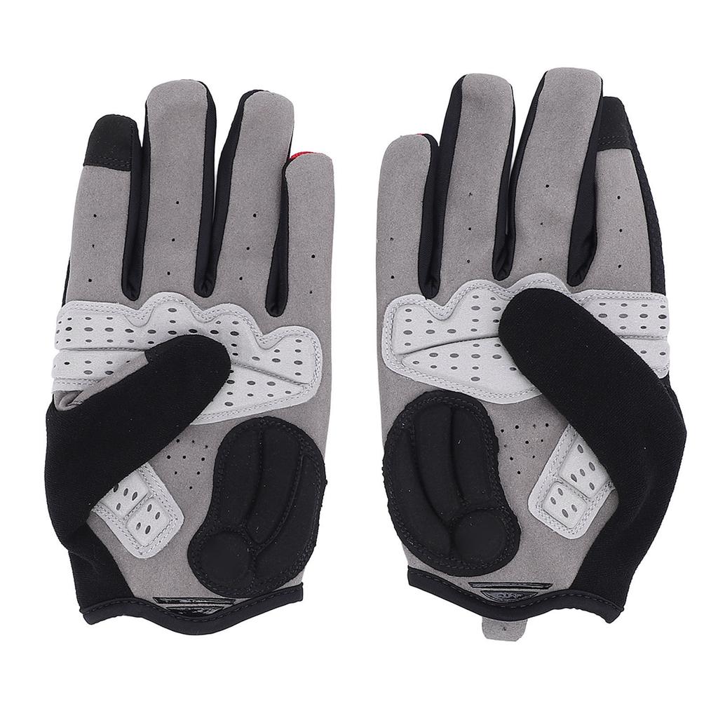 1 Paar Fahrradhandschuhe, rutschfest, stoßdämpfend, leicht, mit Vollfinger-Touchscreen, Reithandschuhe