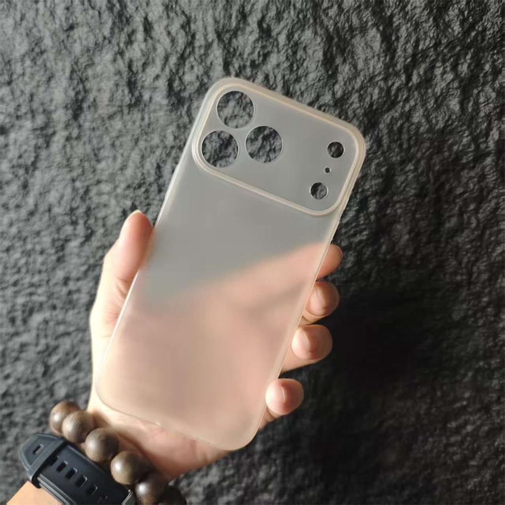 Applicable to Apple 17promax ultra-thin PP mobile phone case iPhone16 protective case 15pro matte hard case 13/14