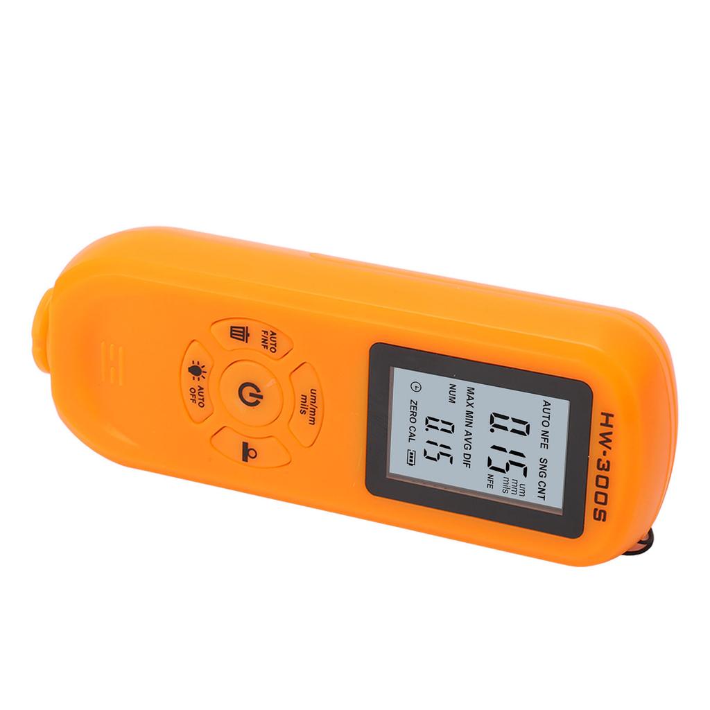 Paint Thickness Gauge Coating Depth Meter Tester Digital Display 3 Units for Machine