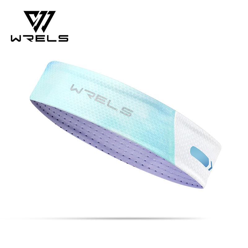 WRELS Sports Quick Dry Headband Anti-slip Sweat Absorbing Elastic Sweatband Running Fitness Lightweight Sports Workout Hairband