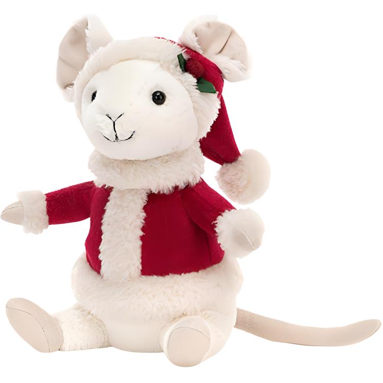 

JELLYCAT Christmas Series Mouse Cute Doll Plush Doll 18cm Tall