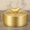 Bird brass covered ashtray,retro metal windproof ashtray,ashtray storage container suitable for office tea tables,car ashtrays