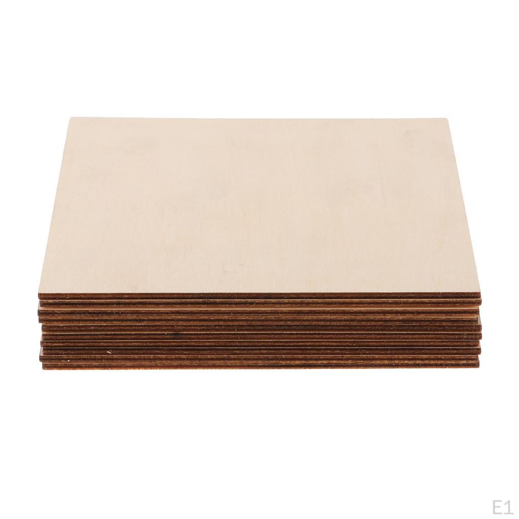 100mm/120mm/100x300mm Unfinished Blank Wood Slices Cutouts for , Painting, Writing,