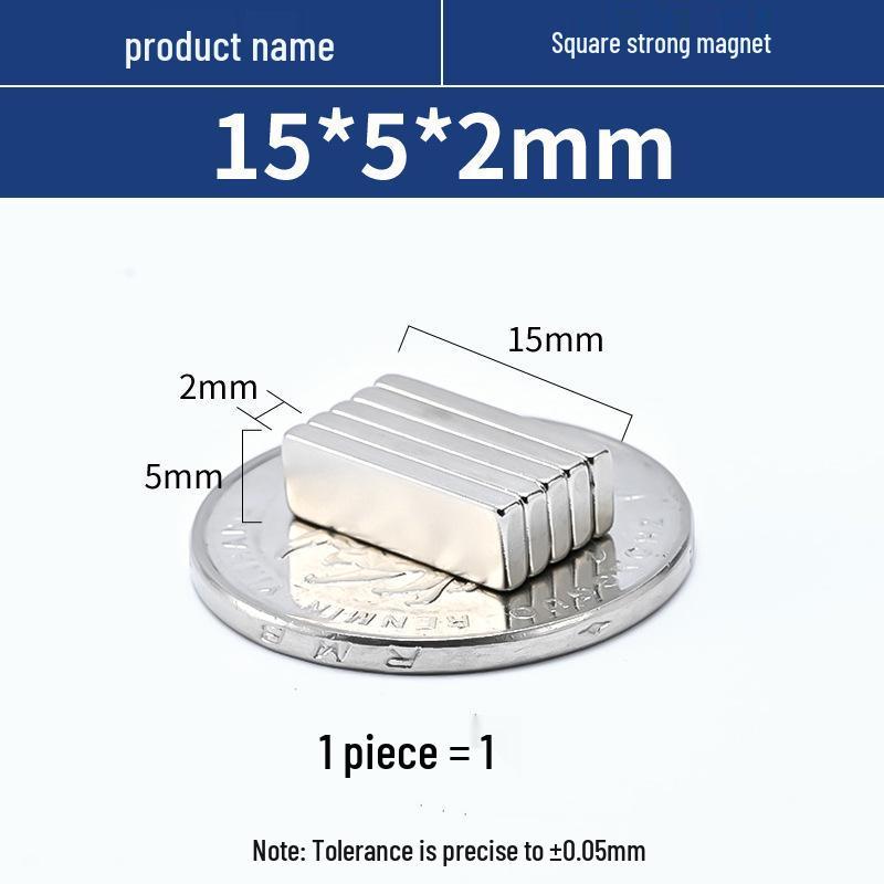 N52 Neodymium Iron Boron Square Magnet – Strong Rare Earth Permanent Magnet