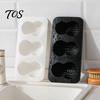 Peanut Shaped Silicone Mold Baking Mold, with 3 Cavity, Flexible Non-stick Multipurpose Accessory Tray, for DIY Chocolate Mousse Cake Biscuit