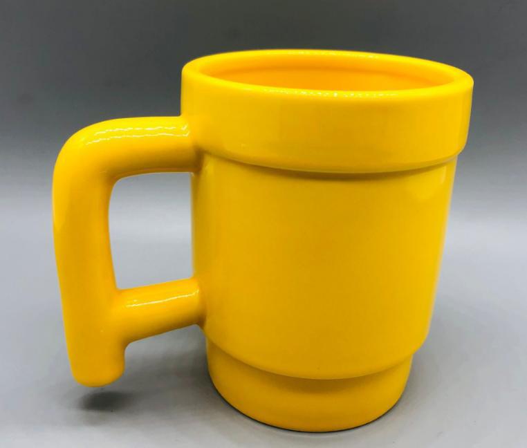 Creative Personality Cute Expression Ceramic Mug | Little Figure Head with a Smiling Face | Unique Gift Cup for Drinking Water.