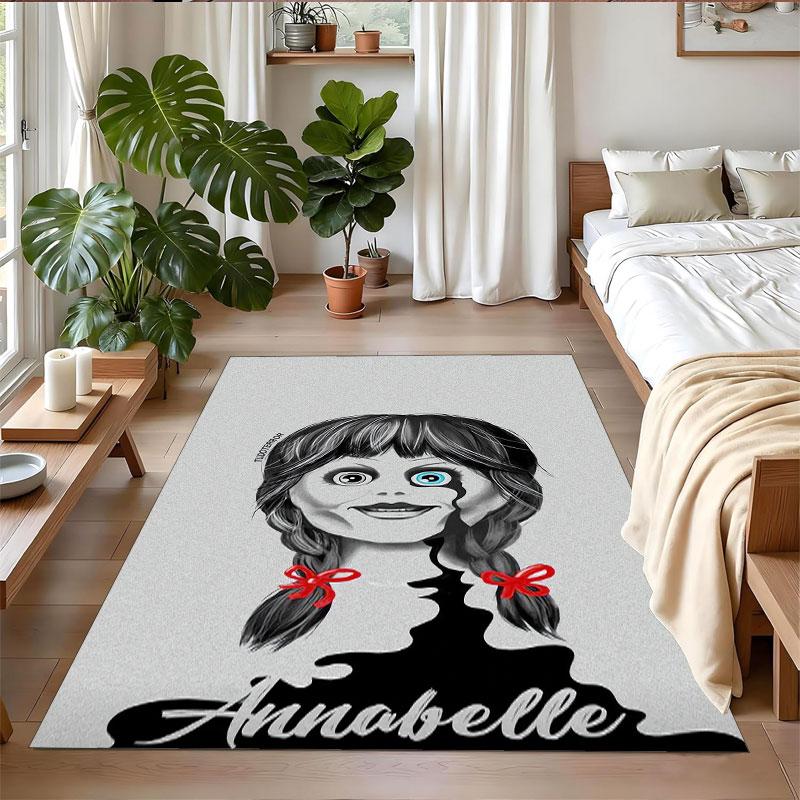 Crystal Velvet Rug Soft Non Slip Indoor Floor Mat Home DecorThe Conjuring Annabelle