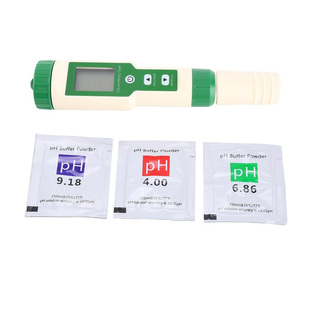 EZ?9910 5 In1 Water Quality Test Pen PH ORP EC TDS TEMP Meter for Aquarium Aquaculture