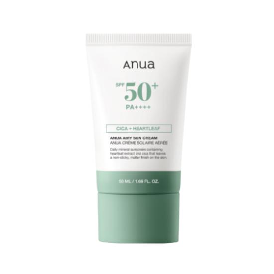 Anua Airy Mineral Sun Cream SPF Physical UV Protection & Lightweight 50ml