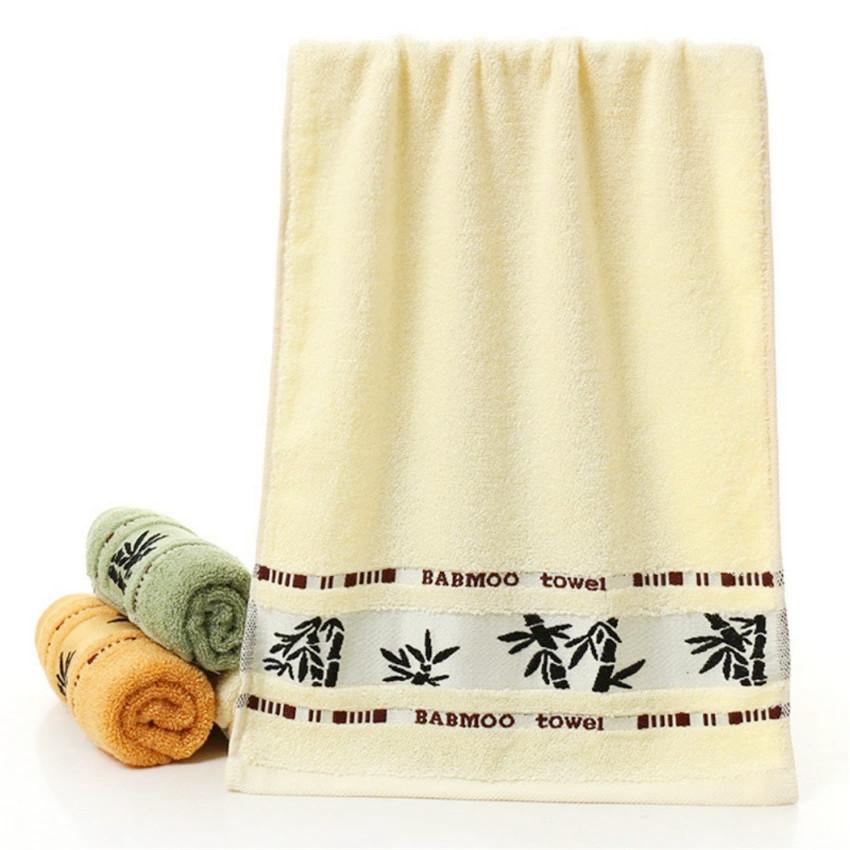 3pcs/Set Bamboo Bath Towels: 2pcs 35x75cm Hand & Face Towels + 1pcs 70x140cm Big Shower Towel - Daily Use Gift Towels Set