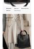 2026 Women's Genuine Cowhide Handbag - Large Capacity, New Woven Pattern Mother's Tote