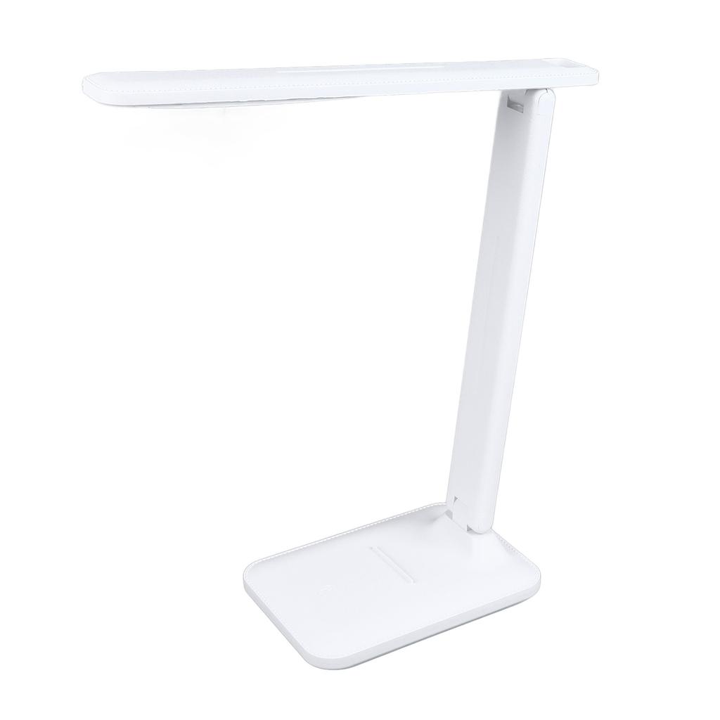 LED Skrivebordslampe Dimmbar Øyepleie Leselys Berøringskontroll USB-lading Bordlampe for Nattbord