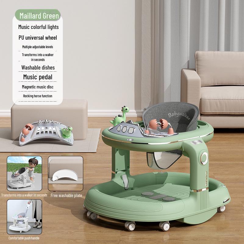 

Многофункциональные детские ходунки: Детская коляска с защитой от опрокидывания для мальчиков и девочек (7-18 месяцев)