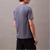 Calvin Klein Classic Short Sleeve T-Shirt With Metal Letter Logo Pattern Men tops Gray 40EM844-420