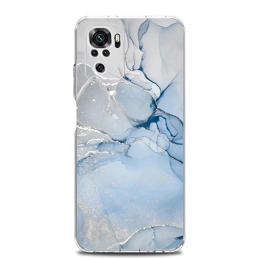 Marble Phone Case For Xiaomi Redmi Note 13 12 5G 9S 9 8 10 11 Pro Plus 4G 9T 13C 12C10C 9C 9A 7 Clear Cover