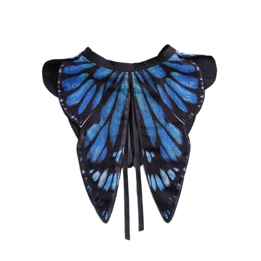 Retro Circus Clowns Ruff Collars Creative Butterfly Chocker Chic Bat False Collar Cosplay