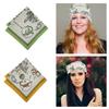 21'' Desert Pattern Bandana Head Scarf for Women Male Square Turbans Head Scarf Colorful Head Wrap Headwear