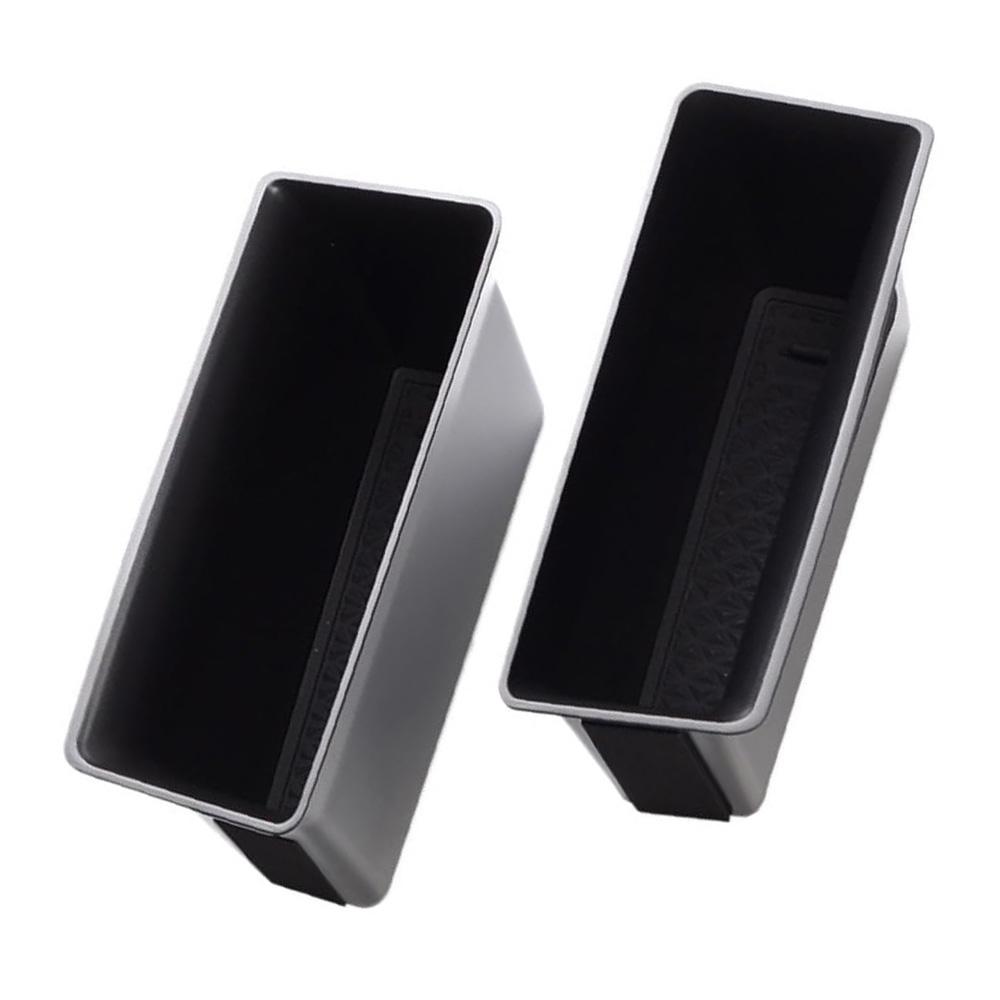 2 pcs For Volkswagen Golf 8 MK8    2024 Car Door Storage Box with Liner Pad  Front Rear Door Handle Pocket Organizer Front Door