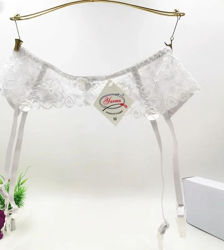 Women's Sexy Stockings Plus Size Garter Belt Black Stockings Suspender Garter Belt Lace Mesh Nightdress Sexy Garter Belt