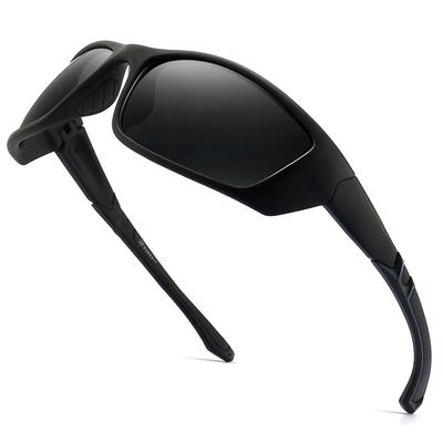 HD Polarized Sport Sunglasses for Men and Women Hiking TR90 Unbreakable Shade SGT119PGHHU JP [SUNGAIT] Wrap-Around - Baseball, Fishing, -
