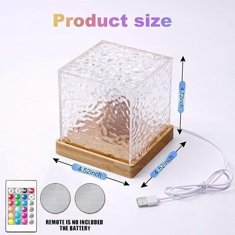 

Проектор Ocean Wave Light 16 цветов Midnight Aura Aurora Glow Lamp Home Office Bar Restaurant Подводный проектор Night Light 1Pcs