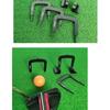 3Pcs Golf Practice Putting Gates Training Tool Golf Putting Trainer Gates with Bases Detachable Gate for Home or Office