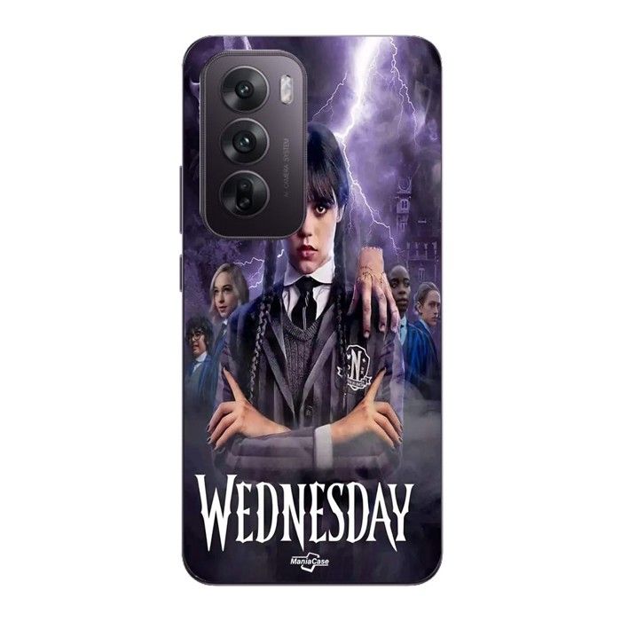 Coque Pour Oppo Reno 12 5g Mercredi Adams séries wednesday saison 2 Maniacase