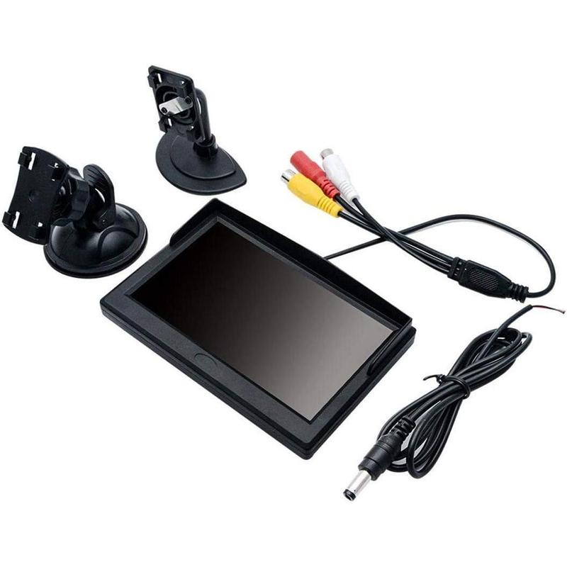 Универсальный 5-дюймовый цифровой TFT LCD автомобильный монитор 800x480 пикселей Автомобильный LCD-дисплей для Toyota Honda Ford Chevrolet Nissan BMW