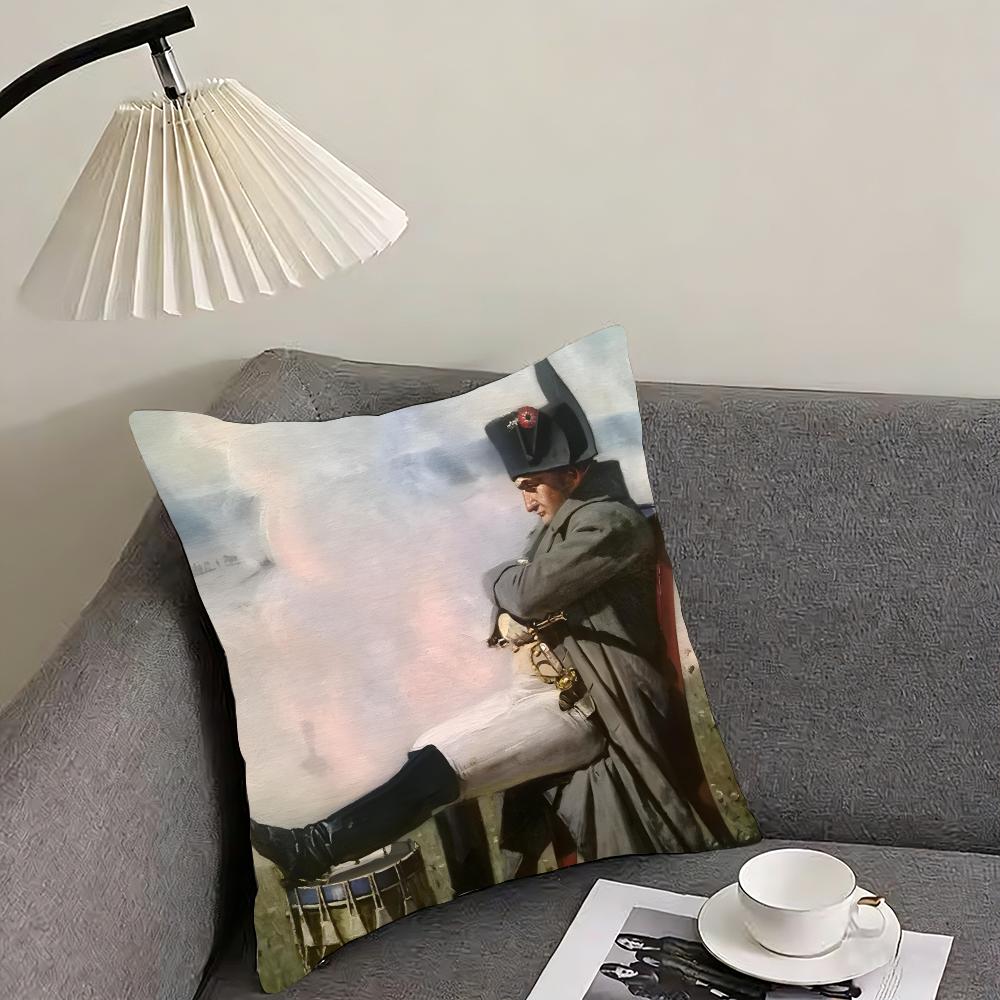 Napoleon Bonaparte Umělecký Potah na Polštář Povlak na Polštář Ultra Měkká Kůže Šetrná Látka Oblakově Podobné Pohodlí Skrytý Zip