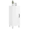 VidaXL Buffet High-Gloss White 34.5x34x90 Cm Engineered Wood 830438