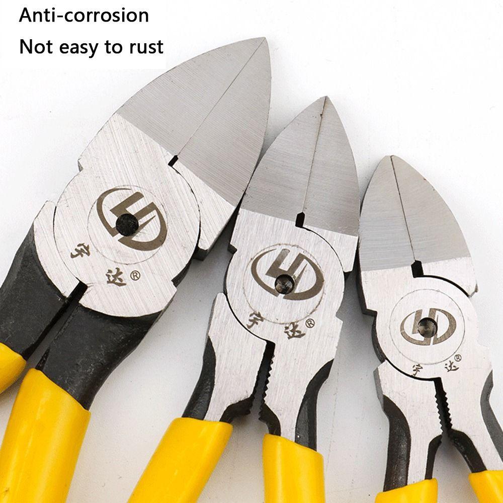 5/6/8 Zoll Seitenschneider Federbelastet Wassermund Schneidzange Kabelgrate Kneifzange Haushalt