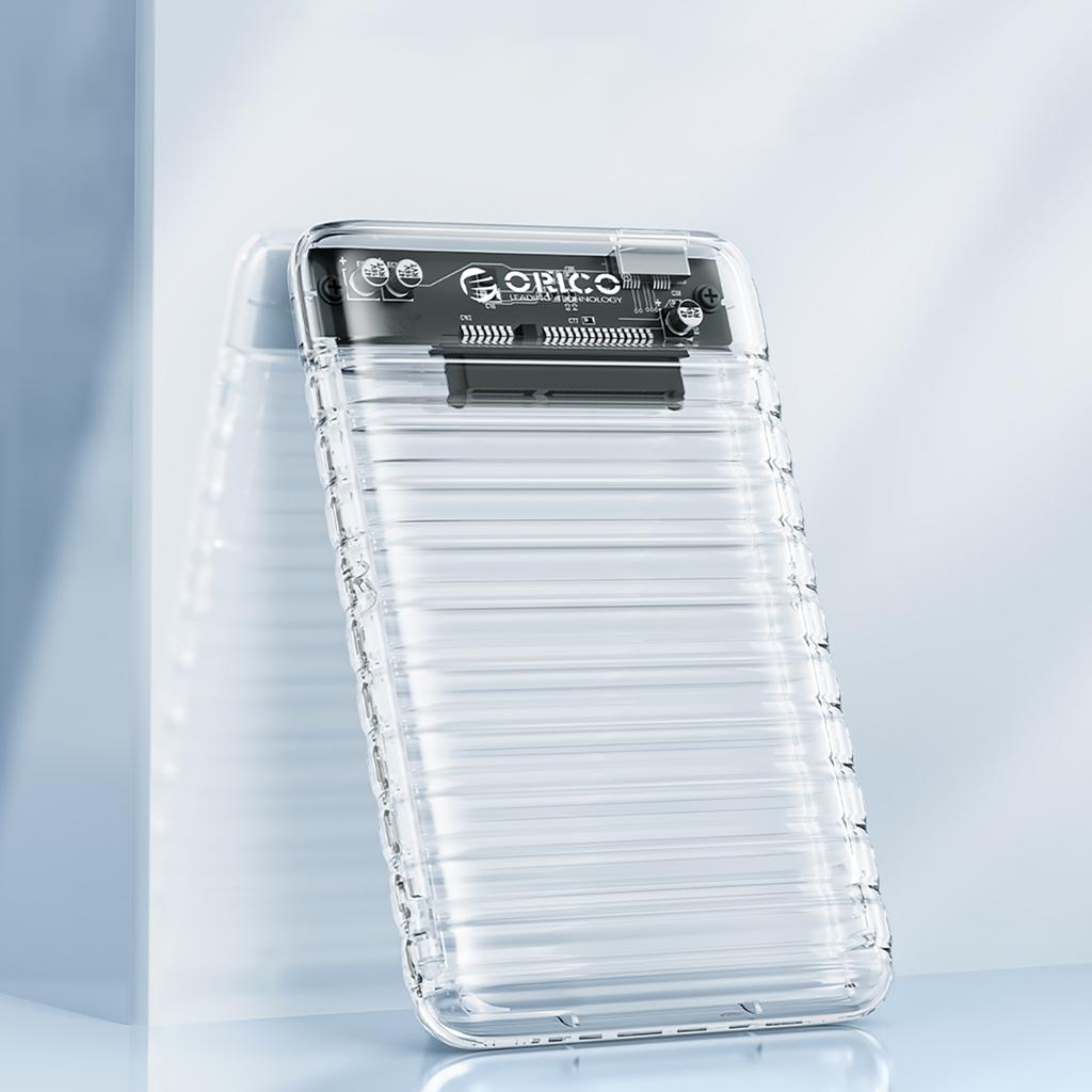 2139U3-V1 2.5'' HDD / SSD USB Micro-B 5Gb/s Enclosure - Transparent