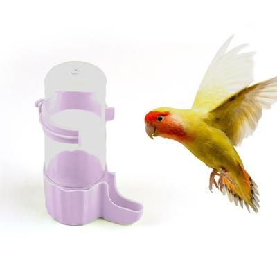 Transparent Visibility Dual-use Bird Feeder Plastic Bird Hanging Drinking Fountain  Rutin Chicken