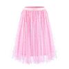 Spring Summer Single-layer Skirts Tutu Skirts Puff Skirts Star and Moon Sequin Multi-panel Tulle  Fluffy Layered Tulle Tutu Skirt