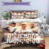 3pcs Bellingham5 Design Cover Set - HD Printed Bedding with 1 Cover and 2 Pillowcases - Perfect for Home and Dorm Decor