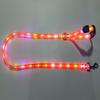 Pet Dog LED Light UP Leash USB Rechargeable PVC With Webbing Glowing Pet Leash Light Up Puppy Dog Night Walking No Collar