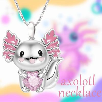 Zircon Animal Necklace for Women Creative Cartoon Charm Jewelry Accessories Bridal Wedding Engagement Jewelry Romantic Valentine's Day Birthday Gift